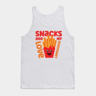 Snacks are my love language Tank Top